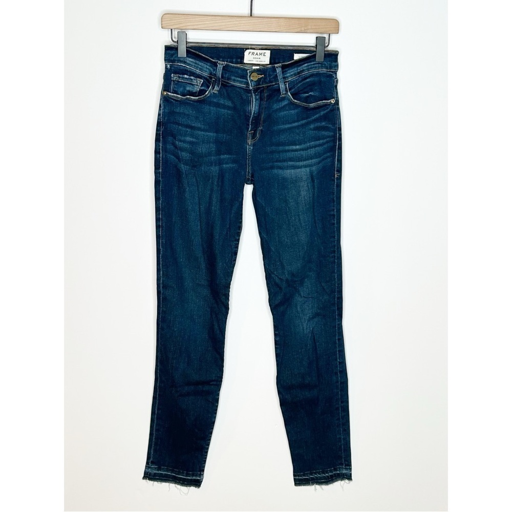 Frame Denim Le Skinny De Jeanne Released Cuff Sutton Size 28 - Picture 3 of 12